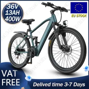 Aairsk GT900 Adult Electric Bike Peak 540W 36V13AH Battery Commuter E-bike Off-road 24inch Tire City Dual Suspension E-Bicycle