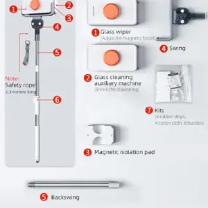 Window Cleaner JOYBOS Unlimited Adjustable Magnetic Glass Professional Double With Telescopic Rod Window For Home Cleaning Brush 6 kf Sefff2240c4db4347a30758b093329ee6p