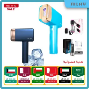MLAY T14 Laser Hair Removal Ice Cooling Painless Permanent IPL Laser Epilator 500000 Flashes Body Care Home Laser Device
