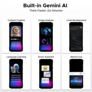 DOOGEE Blade20 Max Rugged Phone 36GB RAM(12+24) 1TB ROM Gemini AI 6.6" 120Hz 11800mAh Battery Android 15 Helio G100 Smartphones 4 kf Sf5ab415ef7cf4a91b33e8c590fc8ed3ep