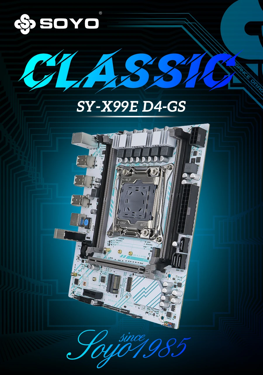 SOYO X99 Gaming Motherboard Kit with E5 2680 V3 CPU & DDR4 16G (2*8G)2133MHz Memory NVME PCIE3.0 TPM2.0 Pin for Desktop Computer 9 kf Sf673c56d0e5e493da4a6f6f80cf16d16b