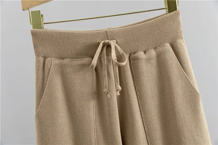 Elegant Tracksuit Sexy Two Piece Set Women Korean Style Ribbed Knitted Backless Top And Long Harem Pant Suit Autumn Outfits y2k 28 kf Sf8a20ab449474c36900dc1a6f8852478e