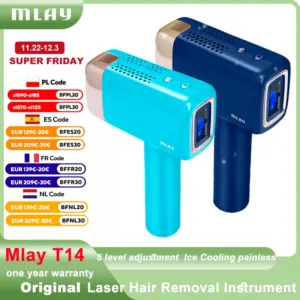 MLAY T14 Laser Hair Removal IPL Laser Epilator ICE Cold 500000 Flashes 3IN1Automat Home use For Women Men Body Depilador a laser
