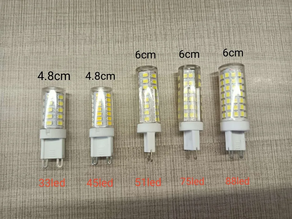 10Pcs G9 LED Lamp 7W 9W 12W 15W 18W 220V Led Bulb SMD 2835 LED G9 Light Replace 30/40W Halogen Lamp Light for Home Useful 19 kf Sfaddf66e5ef348049617396367fb17a11