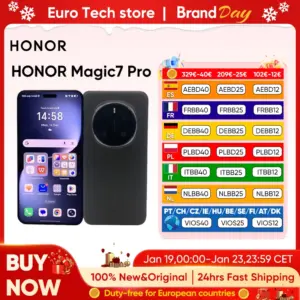 Global Version HONOR Magic7 Pro 5G Smartphone Snapdragon 8 Elite 6.8''120Hz LTPO Display 100W Charge 5270mAh IP68 BT5.4 OTG