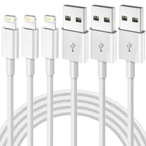 3A USB Cable Fast Charging Data Sync Cord for iPhone 14/13/12/11 pro Max/XR 6s/7/8 plus 3ft/6ft Lead Mobile Phone Charger Wire