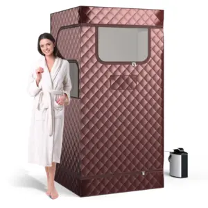 Steam Sauna Home Sauna for Home, Full Body Sauna Box with 3L Steam Generator, Remote Control