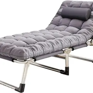 Chairs, Chaise Lounge Chair Indoor with Double Layer Ultra Comfort Mattress, Portable Chaise Lounge Chair Outdooor