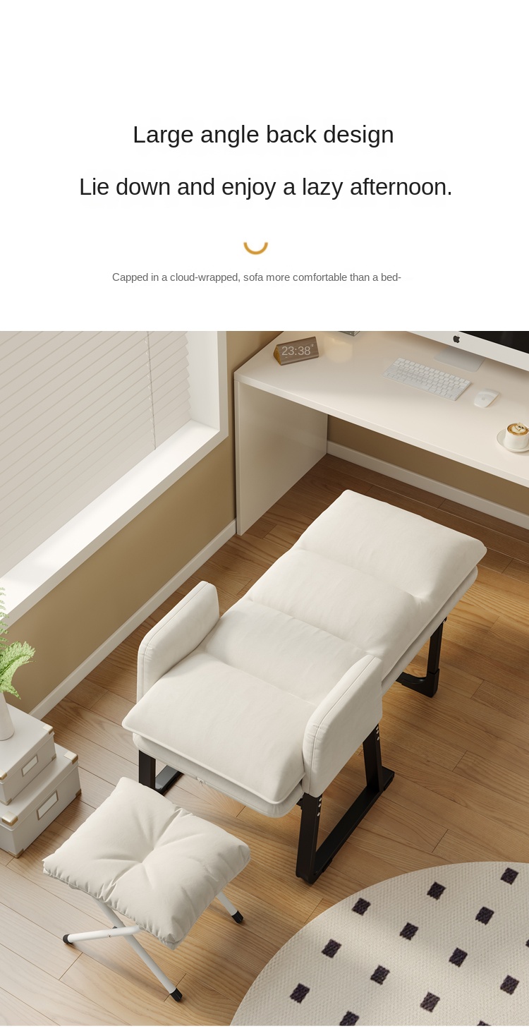 UVR Lazy Chair Light Luxury Armchair Ergonomic Design Foldable Lazy Sofa Chair Home Balcony Modern Leisure Chair Furniture 17 r 19d759181ee24340953e6e1d48ab6619