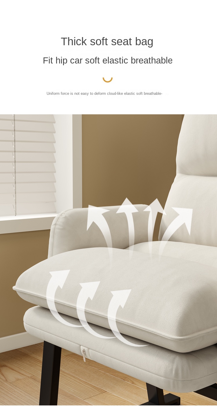 UVR Lazy Chair Light Luxury Armchair Ergonomic Design Foldable Lazy Sofa Chair Home Balcony Modern Leisure Chair Furniture 15 r 2b473de2499141e28a45724188dbb11b