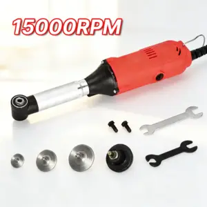 6 Variable Speed Mini Polisher, 15000RPM Electric Cordless Rotary Tool Kit, Ideal for Cleaning, Sanding, Polishing, Engraving
