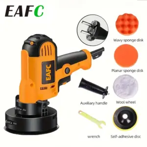 EAFC Electric Polisher 220V 700W Auto Polishing Machine Adjustable Speed Sander Waxing Tools Car Accessories Powewr Tool