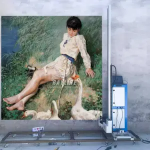 Smart Wall Printer for Interior Design Automated Wall Art Printing Device Custom Murals Decorations