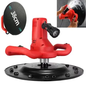 1680W Electric Cement Polisher Wall Plaster Concrete Cement Mortar Trowel Plastering Smoothing Polishing Machine Ground Adjustme