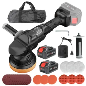 1000W Brushless Car Polishing Machine Random Orbit Polisher 6 Gears Electric Waxing Repairing Sander Tool For Makita 18V Battery