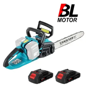 3500W Brushless 16Inch Electric Chainsaw Cordless borrowing Woodworking Power Tool Handheld Garden Cup For Makita 18V Battery