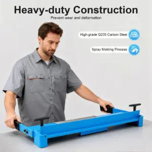 Manual Bending Machine, 24.8inch Capacity for Steel/Copper/Aluminum, 0-120° Angle Adjustment, Vise Mounted