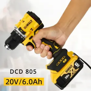 DEWALT Lithium Battery 20V Rechargeable Brushless Compact Electric Screwdriver Hand Drill Impact Drill DCD805 Naked Tool