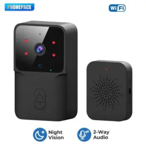 Doorbell Video Low-Power WiFi Link Rechargeable Type Doorbell Night Vision HD Smart Security 1 to 1 Home Intercom