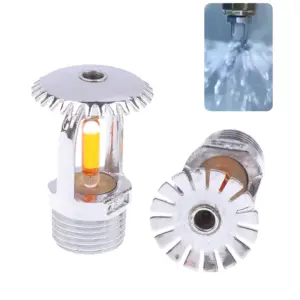 New 1 Piece Sprinklers Side Hidden Fire Sprinkler 57 Degrees Pendent For Fire Extinguishing System Protection Sprinkler Head