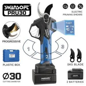 Pru-30 Cordless Pruner Lithium-ion Pruning Shear 30MM Electric Tree Branches Garden Tools Efficient Scissors Bonsai