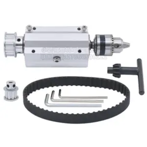 Unpowered bench drill spindle assembly, small micro beads machine, mini woodworking lathe, milling machine, electric drill DIY a