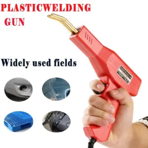 Plastic Welder Welding Machine Car Bumper Soldering Gun with 4 Staples for Bumper Repair Plastic Car Body Repair Tools