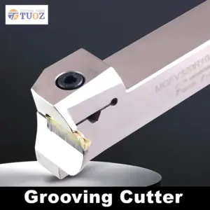 TUOZ Seven-Character Type Face Grooving Tool MGFVR 320 325 Double-Head Turning Tool Holder Compatible with Carbide Inserts MGMN