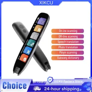 XIKCU S65 Pro Smart Voice Translator 142 Languages WIFI Scan Translation Pen Scanning Translation Pen For Business Travel Abroad