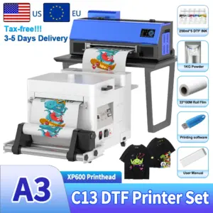 A3 XP600 DTF Printer A3 XP600 UV Printer Printing Machine For T-shirt For Metal Wooden Direct Transfer Printer A4 UV Printer