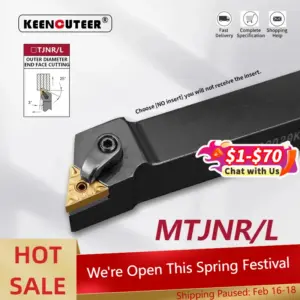 MTJNR1616 MTJNR2020 MTJNR2525 MTJNR3232 Lathe Bar CNC Cutting Tool MTJNR/L External Turning Tool Holder