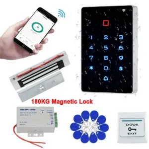 Fully IP68 Waterproof WIFI Tuya APP Remote Control System Outdoor Electric Magnetic lock Proximity Door Entry Keypad 2000 Users