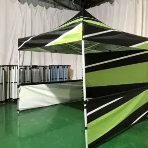 Custom Printed 3×3 Folding Tent for Commercial Use, Heavy Duty Gazebo with Logo, Ideal for Outdoor Exhibitions & Brand Promotion