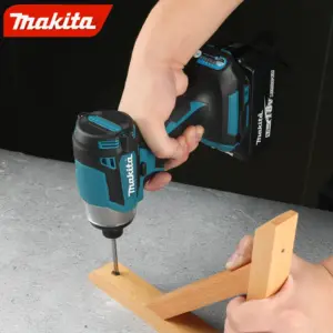 Makita DTD173 bule 18v Brushless Lithium-ion Impact Driver Power Tool Multifunctional Tool, Drill Bit, Power Tool