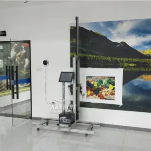 AI 4K wall printer the most affordable vertical with uv ink for sale Indoor Outdoor 3d Vertical Inkjet cell phone control