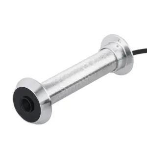 B02B-1080P Tuya Smart Life Home Digital Viewer Peepholes Door Camera Eye WiFi IR Night Vision Door Eye Camera EU PLUG Silver