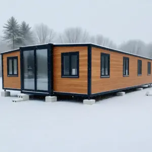 Mobile Expandable Container House Garden Back Yard 2 3 Bedrooms Prefab Tiny House Sheds Storage Folding Room Warehouse Barn