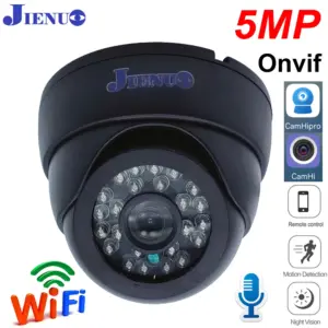 5MP 1080P Wifi IP Camera Dome Indoor Cctv Security Surveillance NightVision Infrared Video Wireless Home Cam Onvif CamHipro