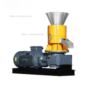 CE Certified Industrial Wood Pellet Machine High Capacity for Biomass Fuel, Animal Feed, and Home Heating Pellets