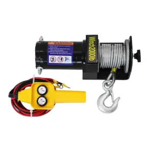 Electric Winch 12v24V Vehicle Mounted Small Crane Self Rescue Electric Hoist For Off-road Vehicles Winch Escape Device