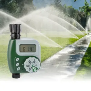 Outdoor Garden Metal Head Irrigation Controller Garden Automatic Watering Electromagnetic Valve Timer