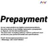 prepayment