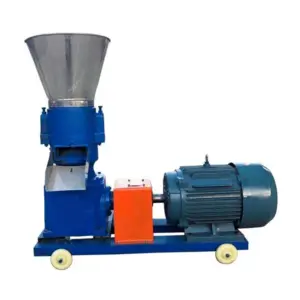 New Mill Poultry 1 Ton Automatic Chicken Livestock Feed Pellet Machine High Productivity China 220V/380V 1 Year Warranty