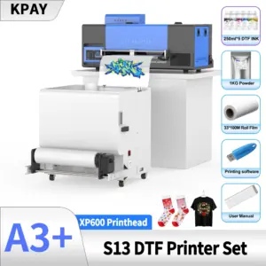 A3 XP600 DTF Printer Impresora For Epson XP600 DTF With Oven Printing Machine Directly To Film T-shirt Printer A3 DTF Printer