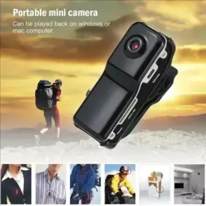 HD Mini DV Camera Portable Body Camcorder Mount Video Recorder Nanny Security Cam Sports Car DVR Webcam for Home Office Security