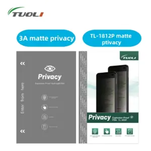 TUOLI TL-1812P 50pcs 25pcs Anti-peep EPU TPU Matte Privacy Hydrogel Film Screen Protector for TL168 TL568 TL518 Cutting Machine