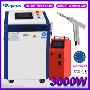 3000W Raycus 4 IN 1 Laser Welding Cutting Cleaning Soldering Machine Handheld Laser Welder for Metal SUP28T Laser Gun