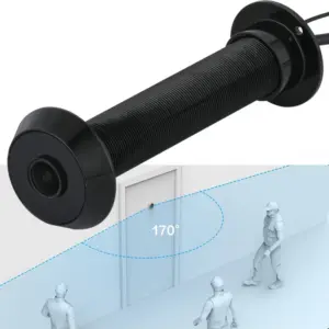 LED Door eye Camera 1080P 2MP TF Card Build IR Audio Door Eye Hole Wide Angle IP Mini Peephole Wifi Wireless onvif P2P tuya app