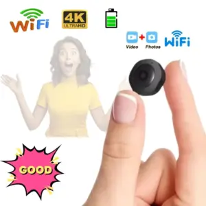 4K HD Smallest Mini Camera Espia Wifi Security Smart Home Surveillance Small Wifi Cam LR Night Vision Motion Detection Body Cam