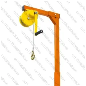 Hand Crank Two-Way Self-Locking Manual Winch Household Small Portable Traction Hoist With Brake Manual Winch
